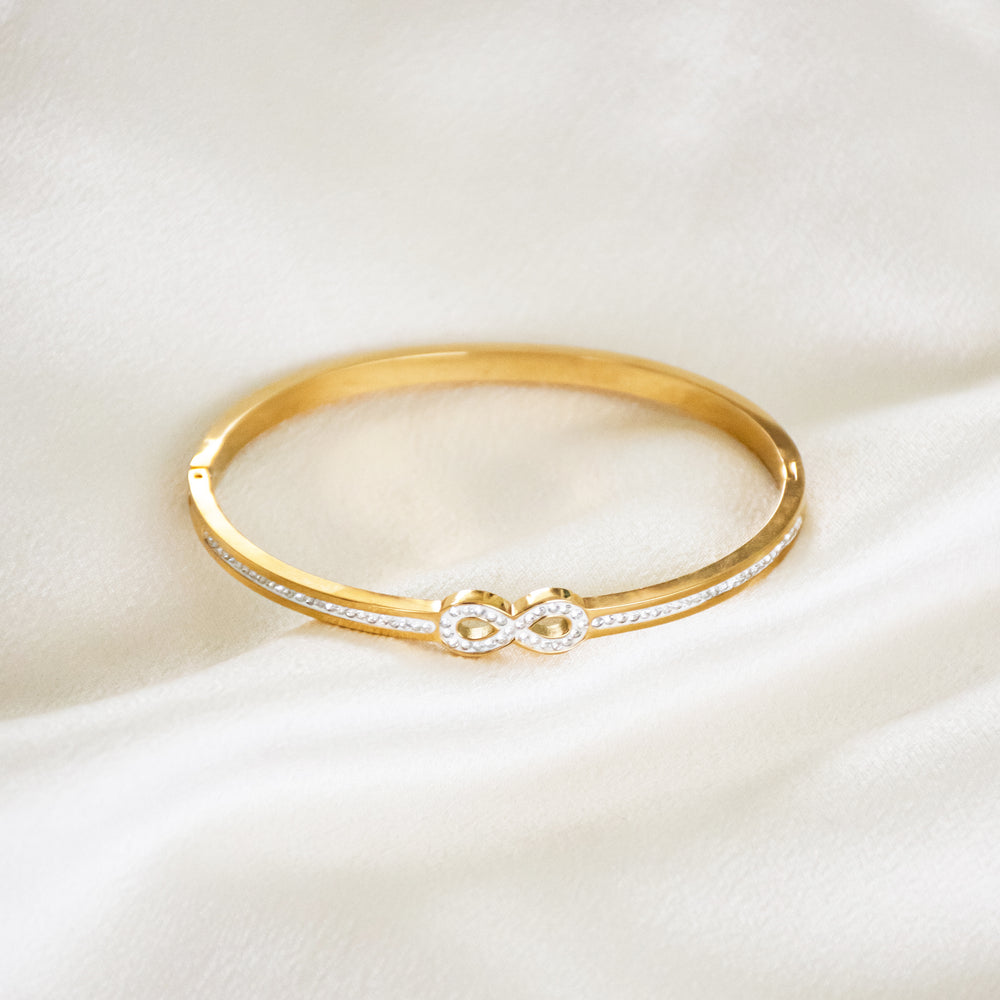 Studded Infinity Bracelet