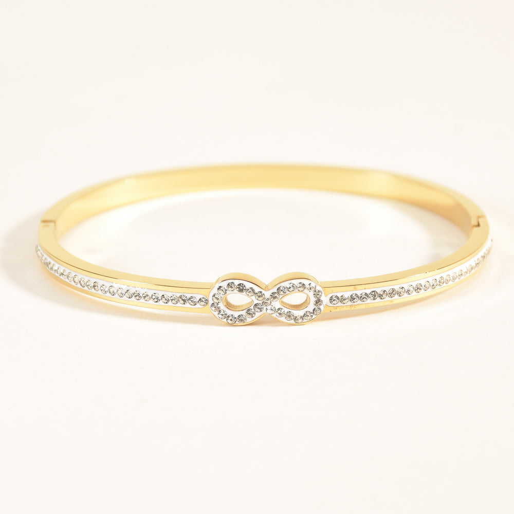 Studded Infinity Bracelet