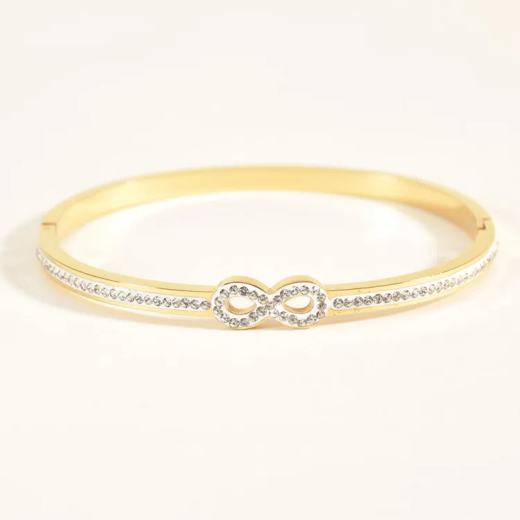 Studded Infinity Bracelet